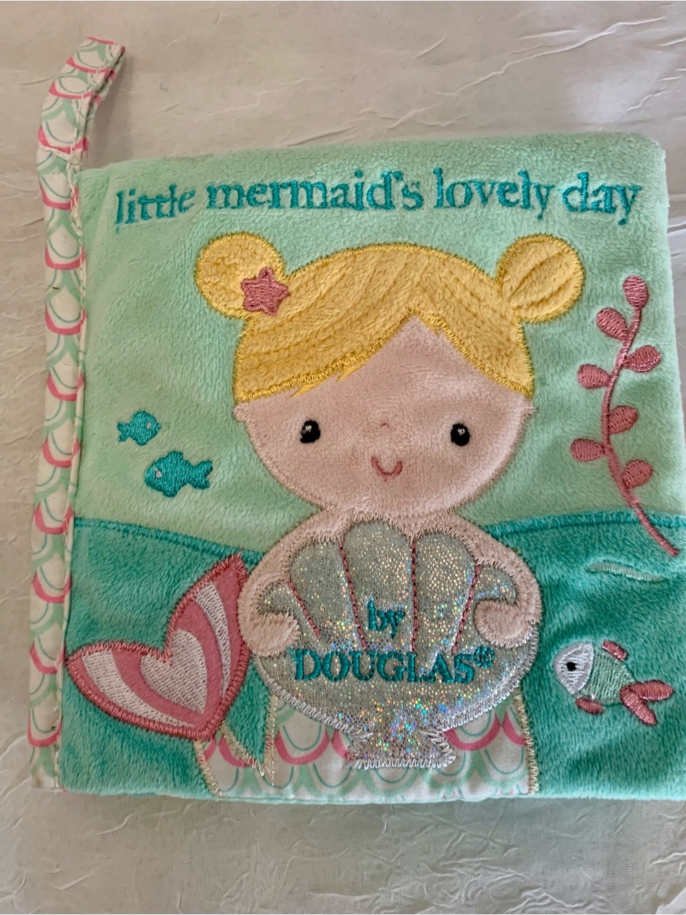Douglas Baby Mermaid Soft Plush Activity Book